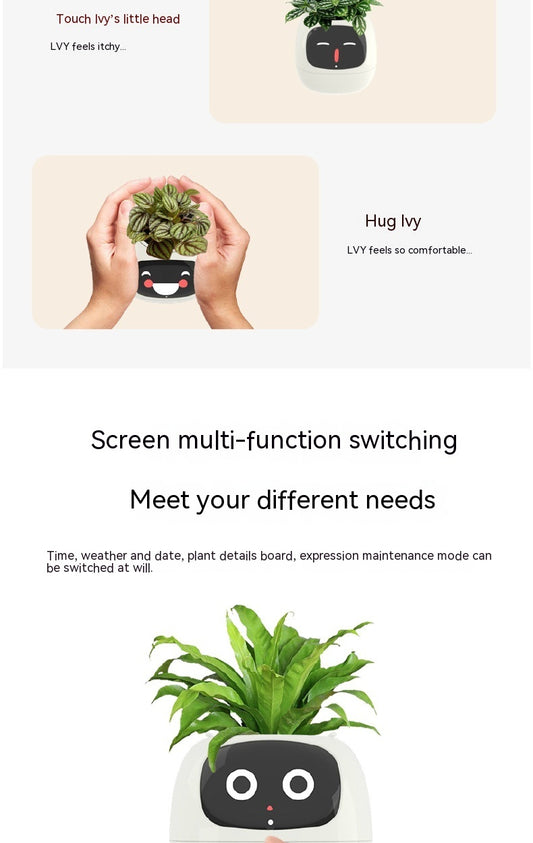 Smart Planter Endless Fun Over 49 Rich Expressions 7 Smart Sensors And AI Chips Make Raising Plants Easy And Fun