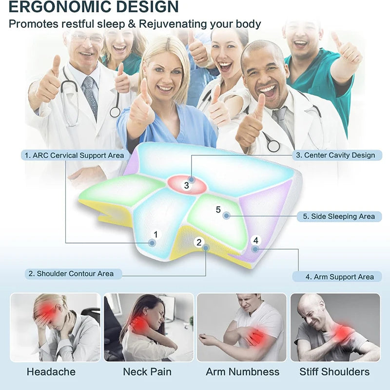 Ortha™ – Neck Pillow for Pain Relief & Sleep