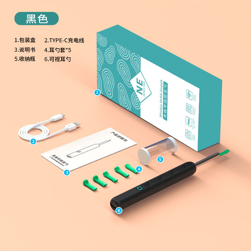 Children's NE3-D visual earpick Earscoop Wireless cleaning endoscope HD earpick