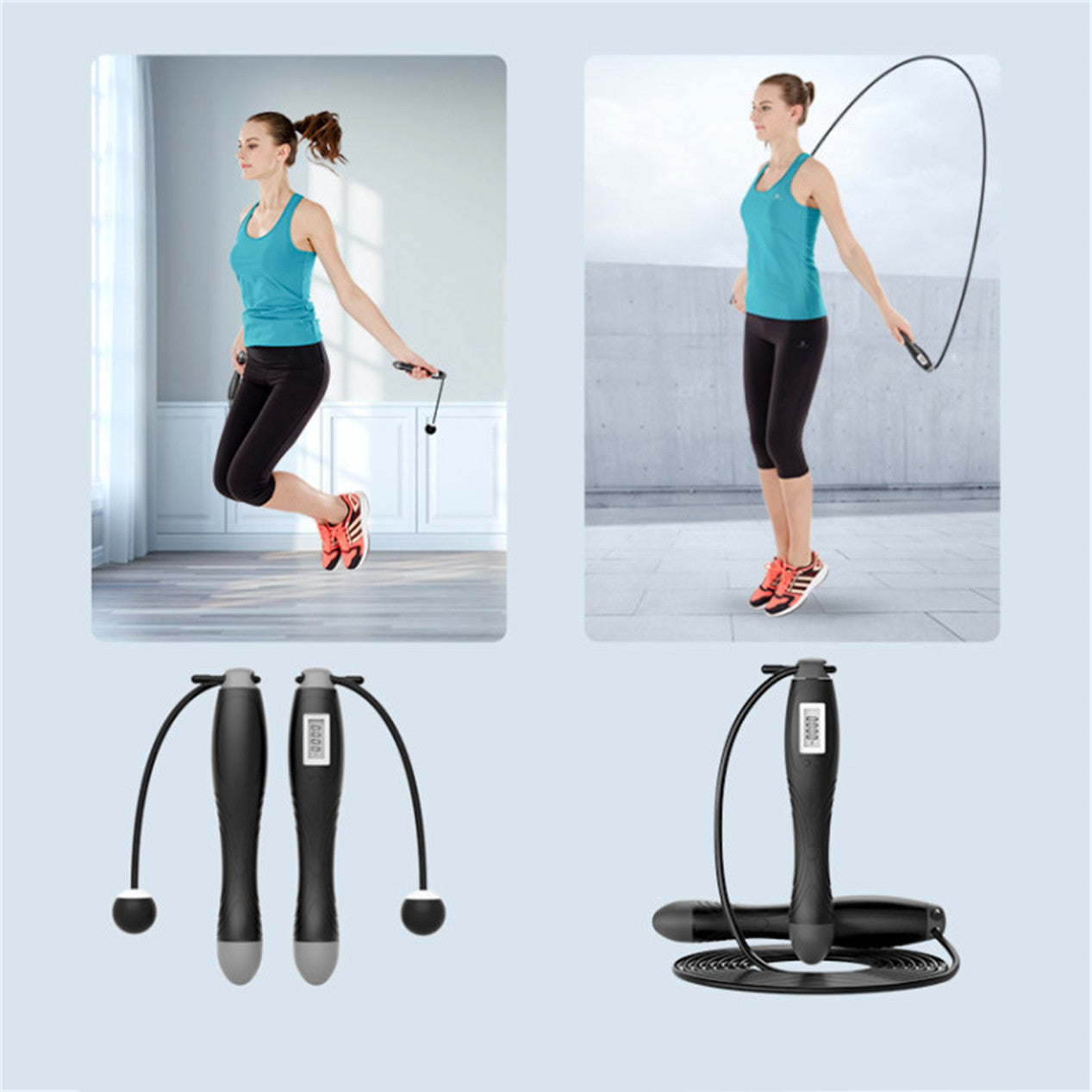 FlyFit  --  New Cordless Electronic Skipping Rope - FlyFit
