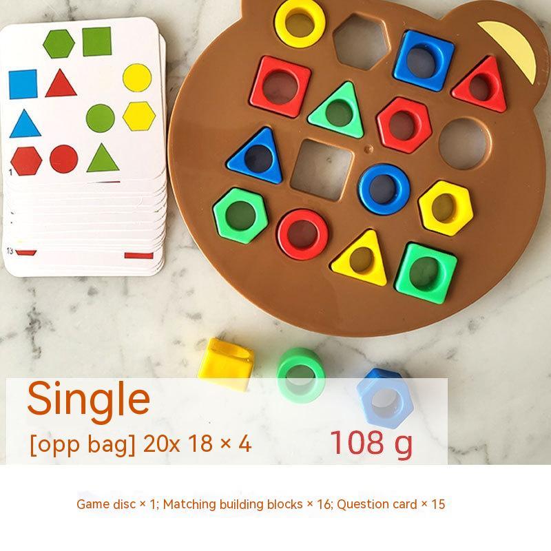 Children's Geometric Shape Matching Desktop Educational Toys